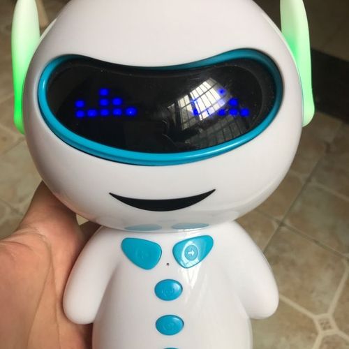 胡巴智能机器人语音对话早教机故事机材质塑料适用年龄两岁以上儿童及